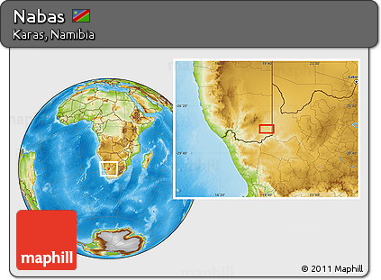 Physical Location Map of Nabas