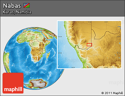 Physical Location Map of Nabas