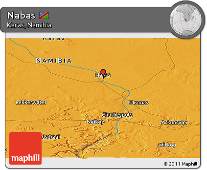 Political Panoramic Map of Nabas