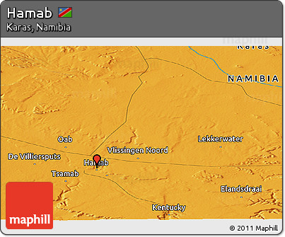 Political Panoramic Map of Hamab