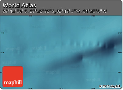 Satellite Map of the Area around 27° 58' 39" S, 32° 13' 30" W