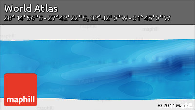 Political Panoramic Map of the Area around 27° 58' 39" S, 32° 13' 30" W