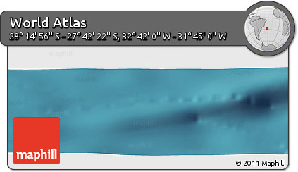 Satellite Panoramic Map of the Area around 27° 58' 39" S, 32° 13' 30" W