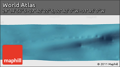 Satellite Panoramic Map of the Area around 27° 58' 39" S, 32° 13' 30" W