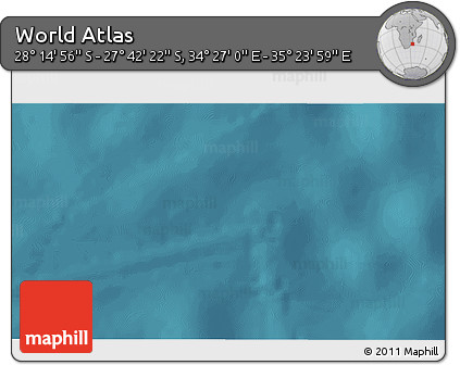 Satellite 3D Map of the Area around 27° 58' 39" S, 34° 55' 29" E