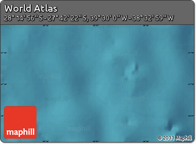 Satellite Map of the Area around 27° 58' 39" S, 39° 1' 29" W