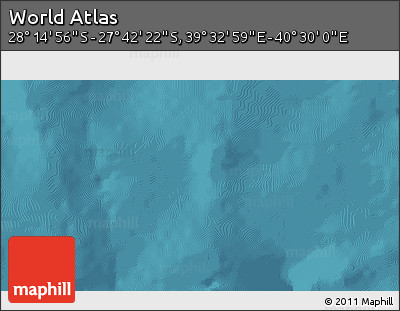 Satellite 3D Map of the Area around 27° 58' 39" S, 40° 1' 29" E