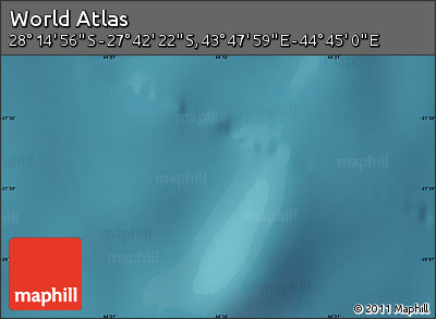 Satellite Map of the Area around 27° 58' 39" S, 44° 16' 29" E
