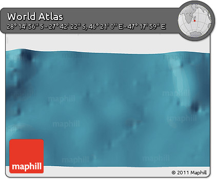 Satellite 3D Map of the Area around 27° 58' 39" S, 46° 49' 30" E