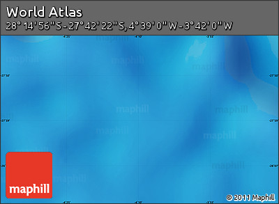 Physical Map of the Area around 27° 58' 39" S, 4° 10' 30" W