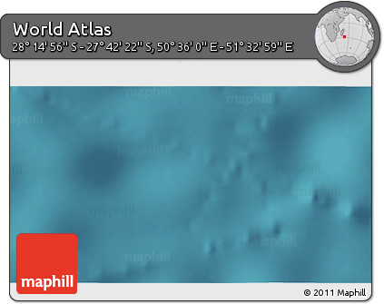 Satellite 3D Map of the Area around 27° 58' 39" S, 51° 4' 30" E