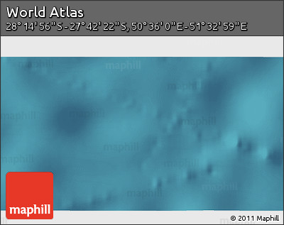 Satellite 3D Map of the Area around 27° 58' 39" S, 51° 4' 30" E
