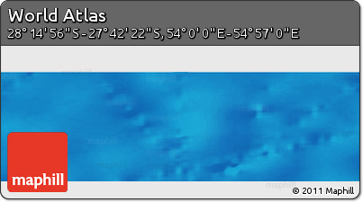 Physical Panoramic Map of the Area around 27° 58' 39" S, 54° 28' 30" E