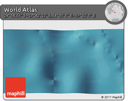 Satellite 3D Map of the Area around 27° 58' 39" S, 58° 43' 30" E