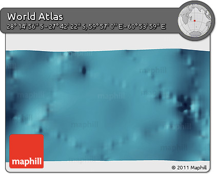 Satellite 3D Map of the Area around 27° 58' 39" S, 60° 25' 29" E