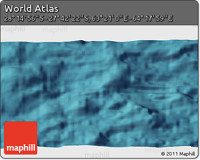 Satellite 3D Map of the Area around 27° 58' 39" S, 63° 49' 30" E