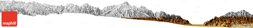 Physical Horizon Map of the Area around 27° 58' 39" S, 67° 55' 30" W