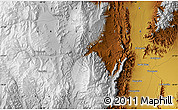 Physical Map of the area around 27° 58' 39" S, 67° 55' 30" W