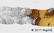 Physical Panoramic Map of the area around 27° 58' 39" S, 67° 55' 30" W