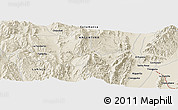Shaded Relief Panoramic Map of Cienaguita