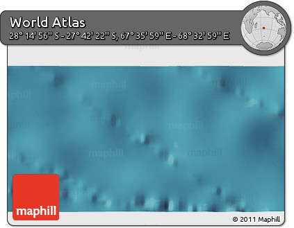 Satellite 3D Map of the Area around 27° 58' 39" S, 68° 4' 29" E