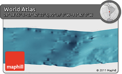 Satellite Panoramic Map of the Area around 27° 58' 39" S, 72° 10' 30" W
