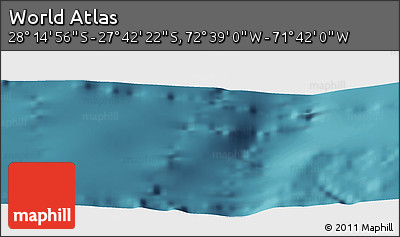 Satellite Panoramic Map of the Area around 27° 58' 39" S, 72° 10' 30" W