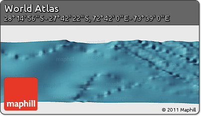 Satellite Panoramic Map of the Area around 27° 58' 39" S, 73° 10' 30" E