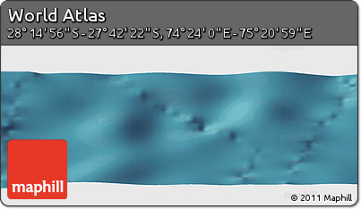 Satellite Panoramic Map of the Area around 27° 58' 39" S, 74° 52' 30" E