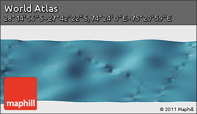 Satellite Panoramic Map of the Area around 27° 58' 39" S, 74° 52' 30" E