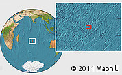 Satellite Location Map of the area around 27° 58' 39" S, 75° 43' 29" E