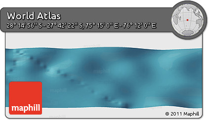 Satellite Panoramic Map of the Area around 27° 58' 39" S, 75° 43' 29" E