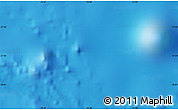 Shaded Relief Map of the area around 27° 58' 39" S, 75° 34' 29" W