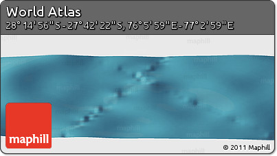 Satellite Panoramic Map of the Area around 27° 58' 39" S, 76° 34' 29" E