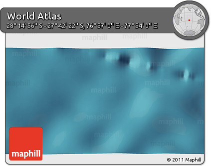 Satellite 3D Map of the Area around 27° 58' 39" S, 77° 25' 30" E