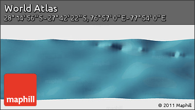 Satellite Panoramic Map of the Area around 27° 58' 39" S, 77° 25' 30" E