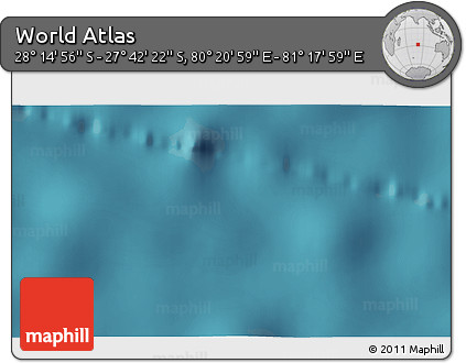 Satellite 3D Map of the Area around 27° 58' 39" S, 80° 49' 29" E