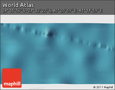 Satellite 3D Map of the Area around 27° 58' 39" S, 80° 49' 29" E