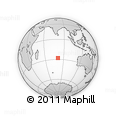 Outline Map of the Area around 27° 58' 39" S, 80° 49' 29" E, rectangular outline