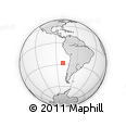 Outline Map of the Area around 27° 58' 39" S, 80° 40' 30" W, rectangular outline