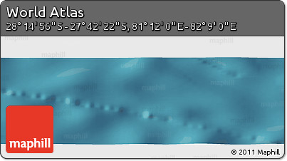 Satellite Panoramic Map of the Area around 27° 58' 39" S, 81° 40' 30" E