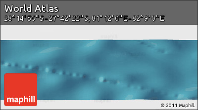 Satellite Panoramic Map of the Area around 27° 58' 39" S, 81° 40' 30" E