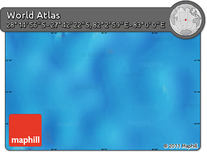 Physical Map of the Area around 27° 58' 39" S, 82° 31' 30" E