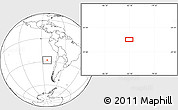 Blank Location Map of the area around 27° 58' 39" S, 83° 13' 29" W
