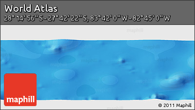 Political Panoramic Map of the Area around 27° 58' 39" S, 83° 13' 29" W