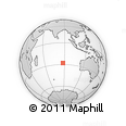 Outline Map of the Area around 27° 58' 39" S, 87° 37' 30" E, rectangular outline
