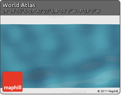 Satellite 3D Map of the Area around 27° 58' 39" S, 8° 25' 30" W
