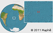 Satellite Location Map of the area around 27° 58' 39" S, 8° 25' 30" W