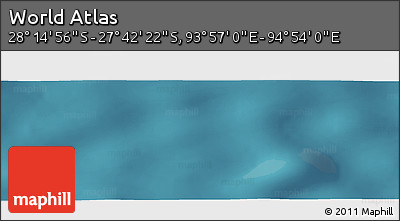 Satellite Panoramic Map of the Area around 27° 58' 39" S, 94° 25' 30" E
