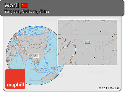 Gray Location Map of Warli